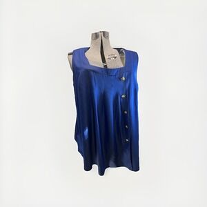 ZoLucky Women's Sleeveless, Pullover Denim Top Plus Size 2XL. NWOT